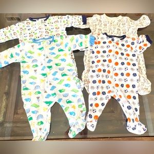 Set of 4 short sleeved baby jumpsuit ( 3 months )